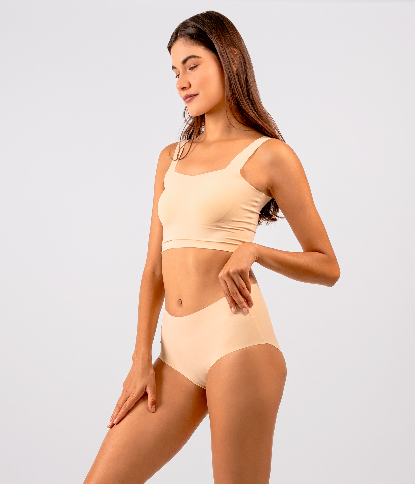 Seamless Panties Tiro Alto (4 piezas)