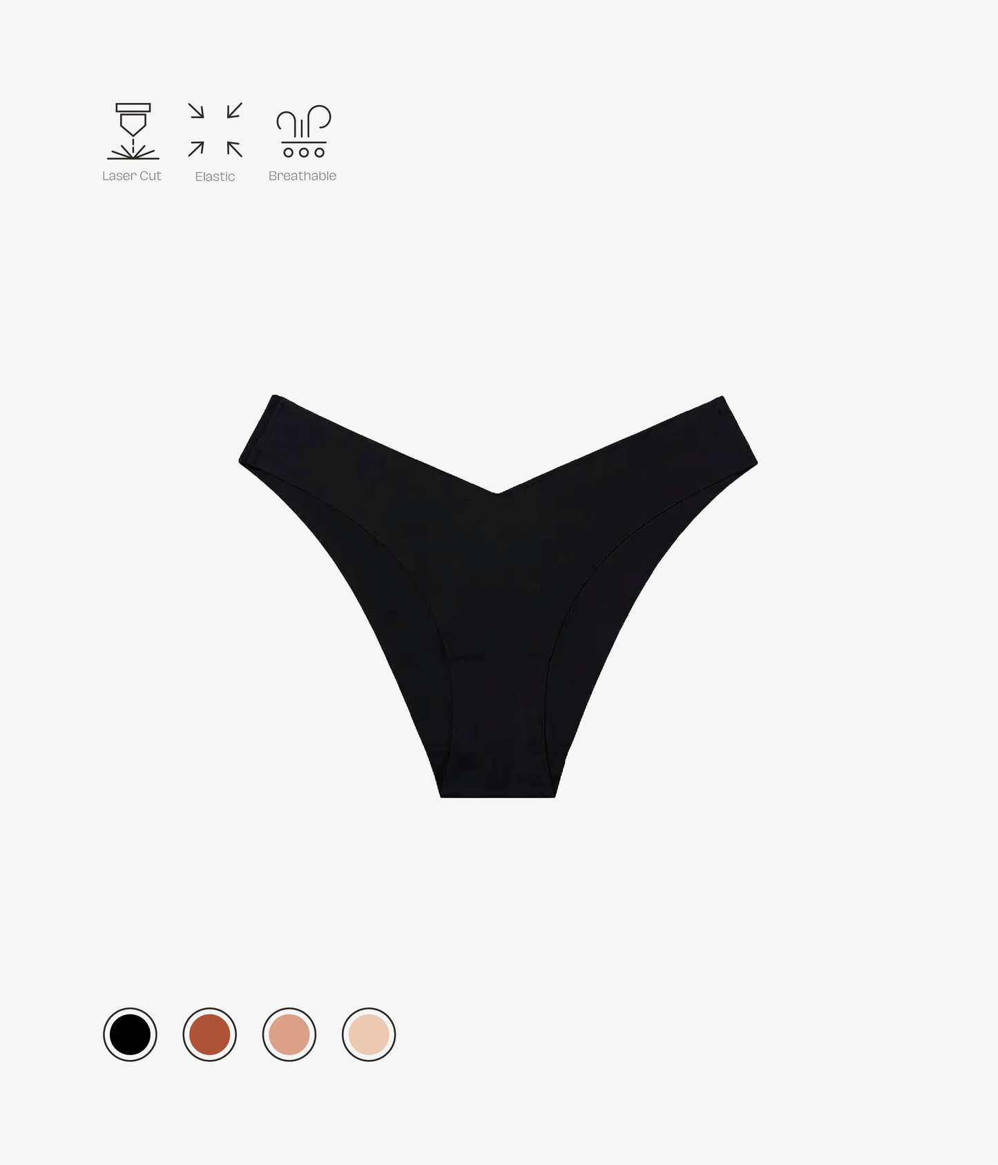Seamless Cheeky Panties (5 Piezas)