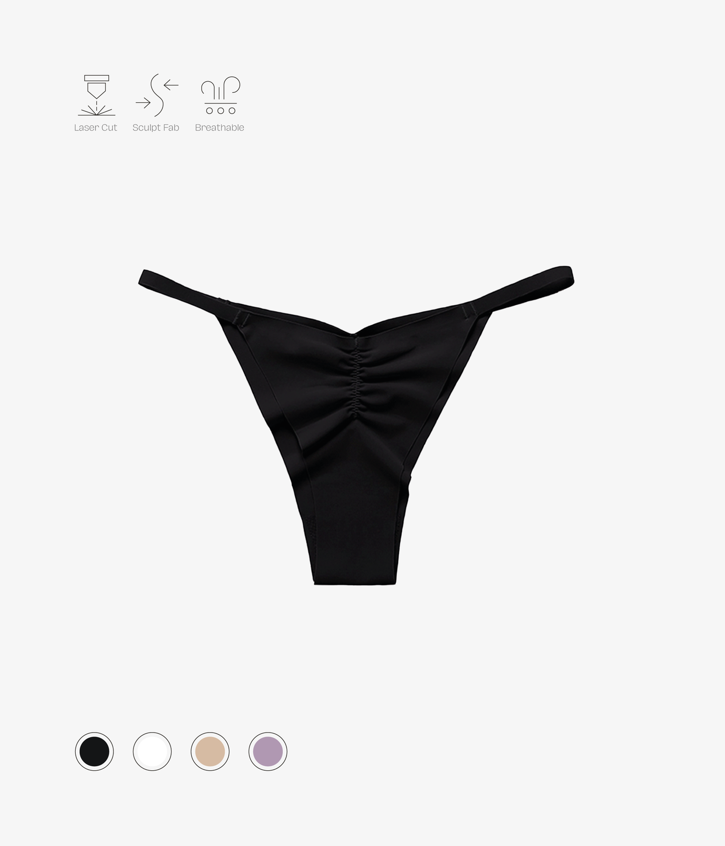 Seamless Tangas Slim (4 piezas)