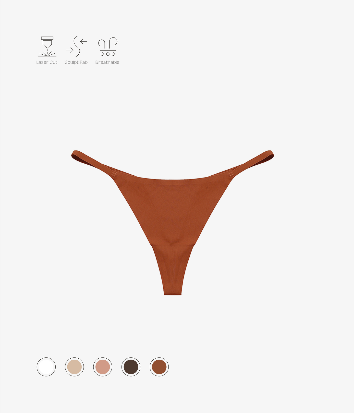 Seamless Tangas Comfort (5 piezas)