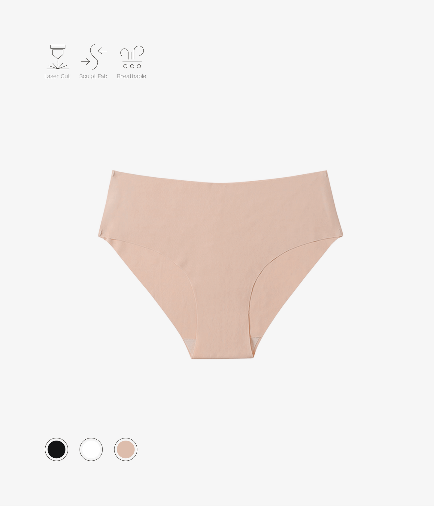Seamless Basic Panties (6 piezas)