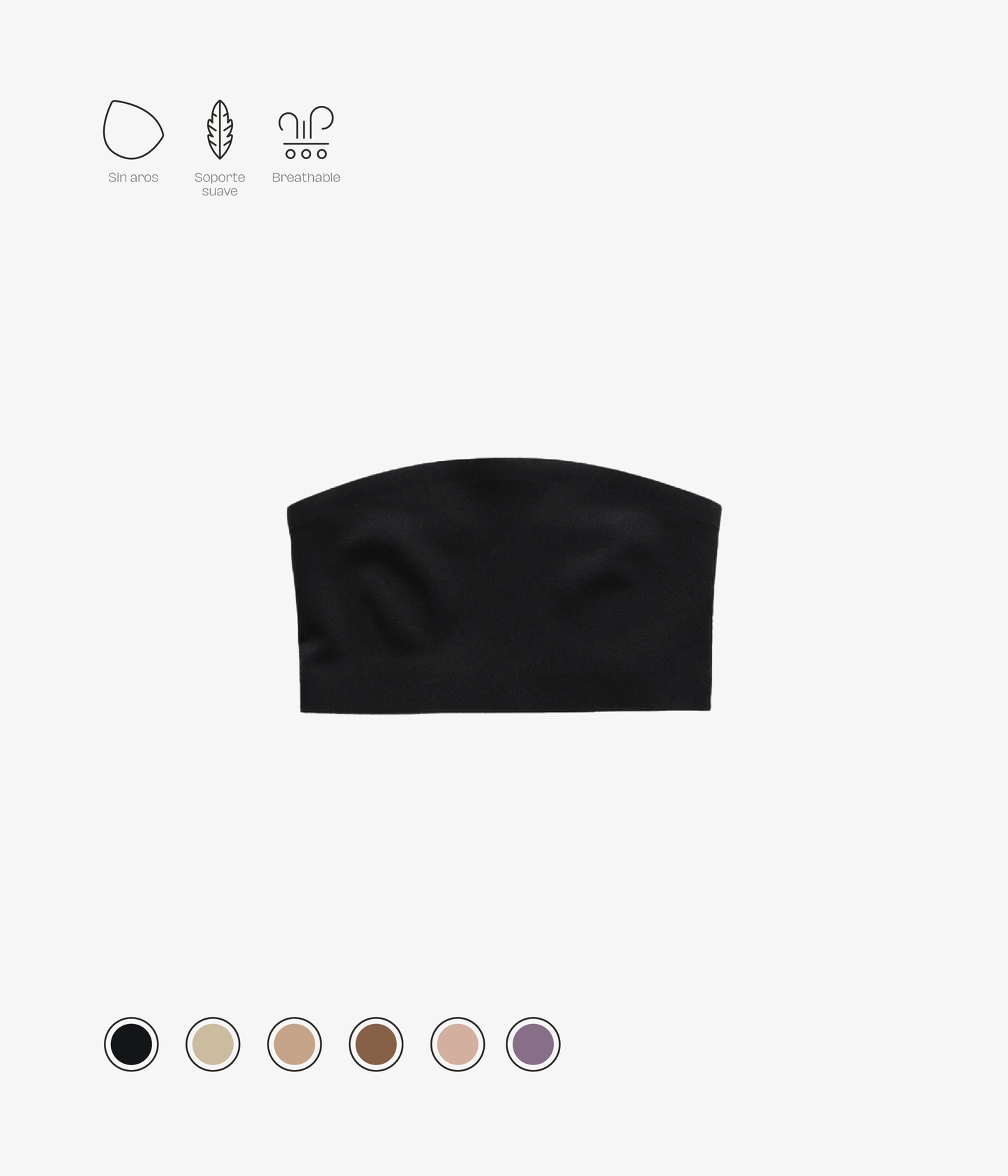 Seamless Strapless Bra