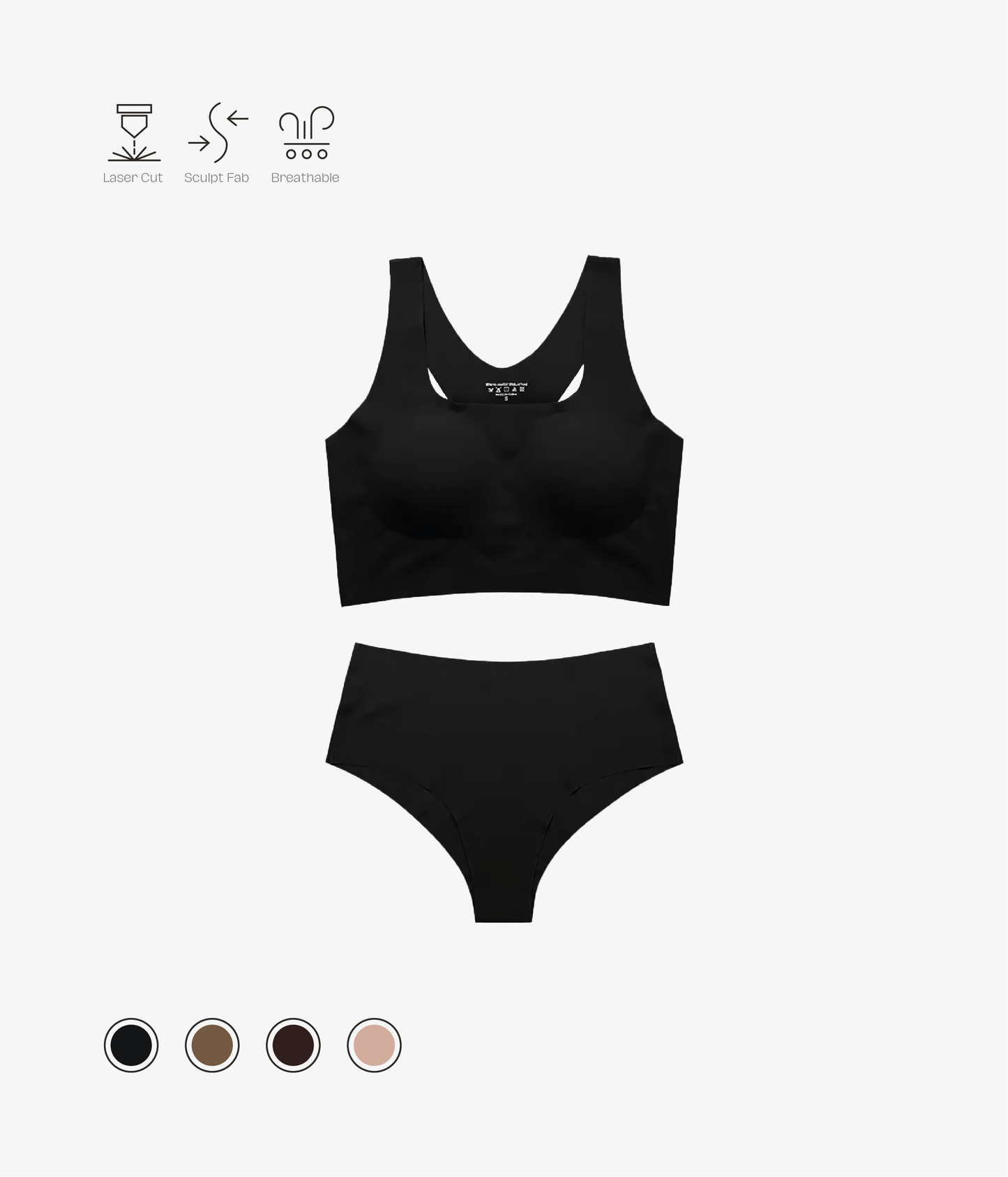 Seamless Set (Bra + High Waist)