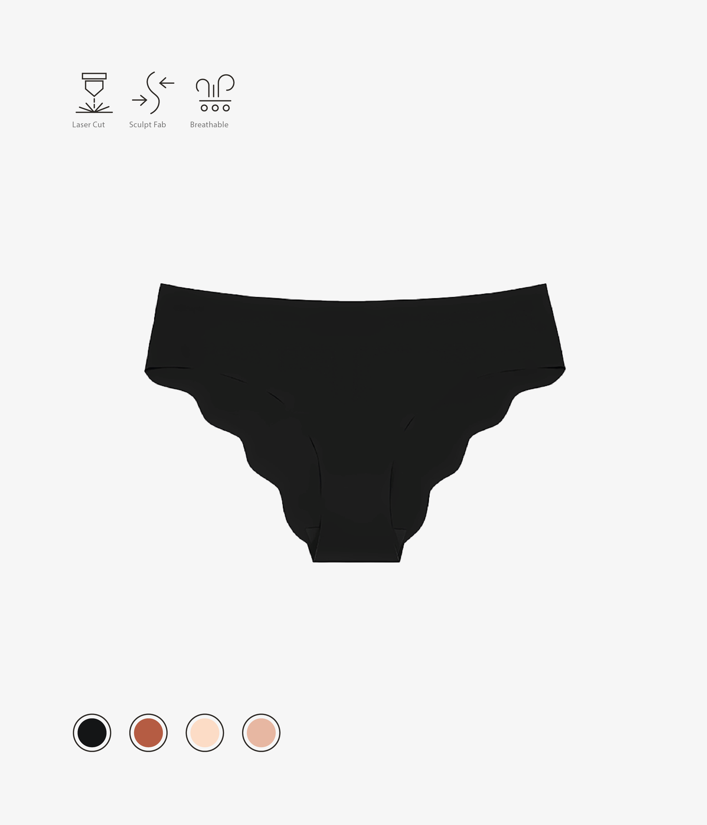 Seamless Panties Low Waist (4 Piezas)