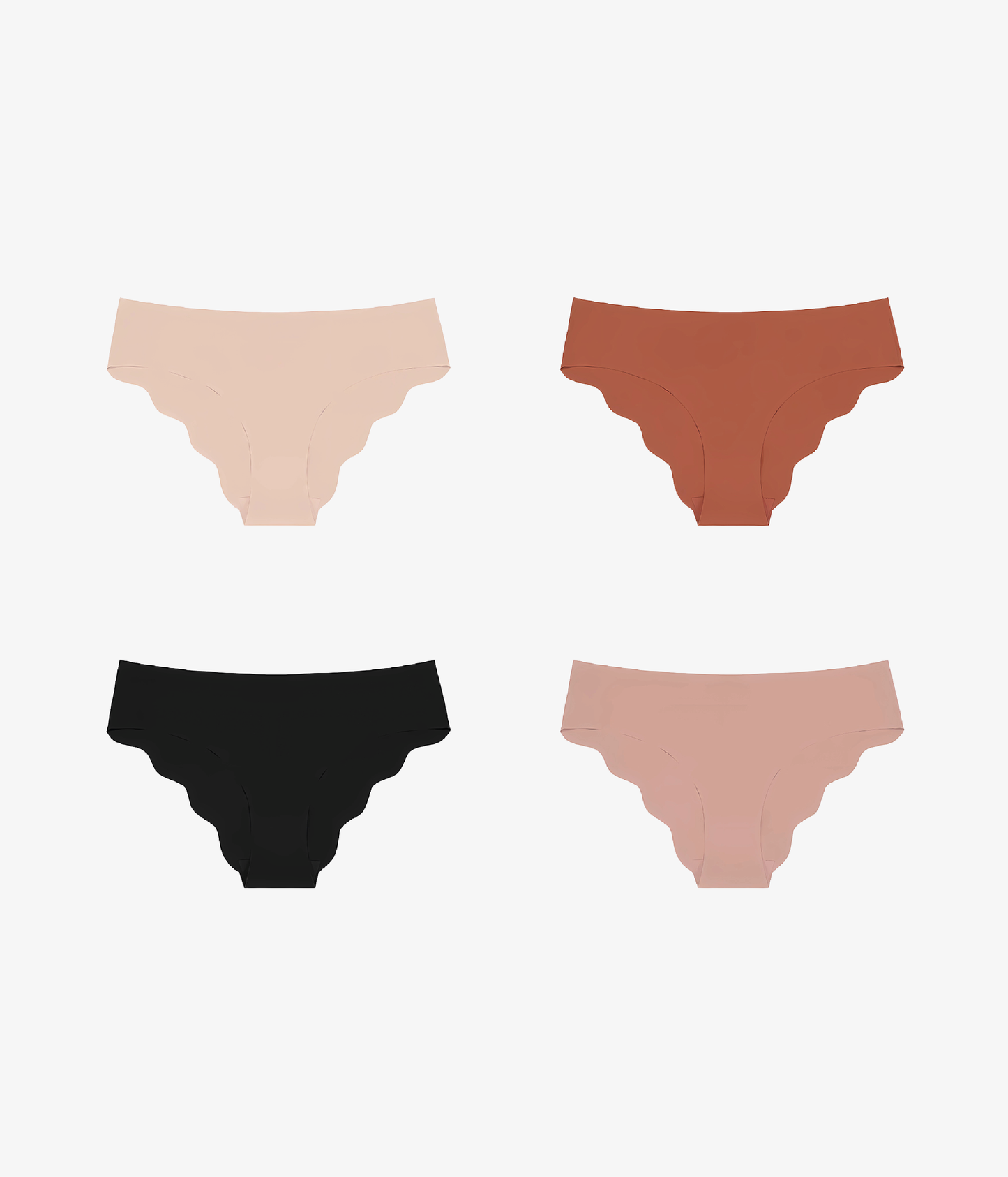 Seamless Panties Low Waist (4 Piezas)
