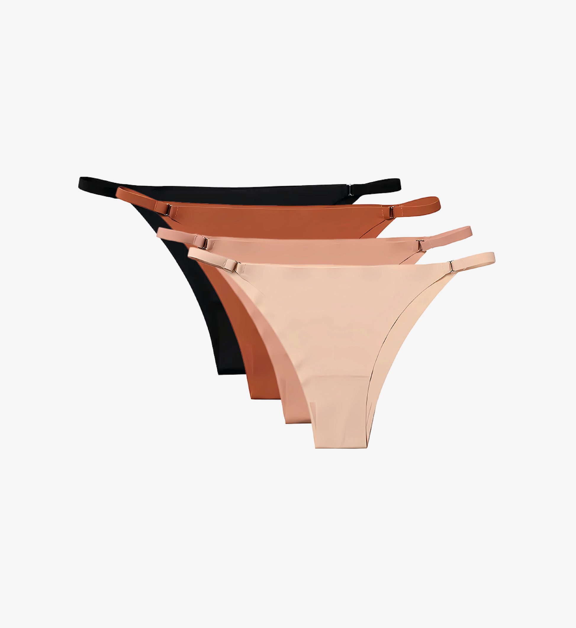 Seamless Cheeky Panties 4 piezas Calzones sin costuras Souls Mexico