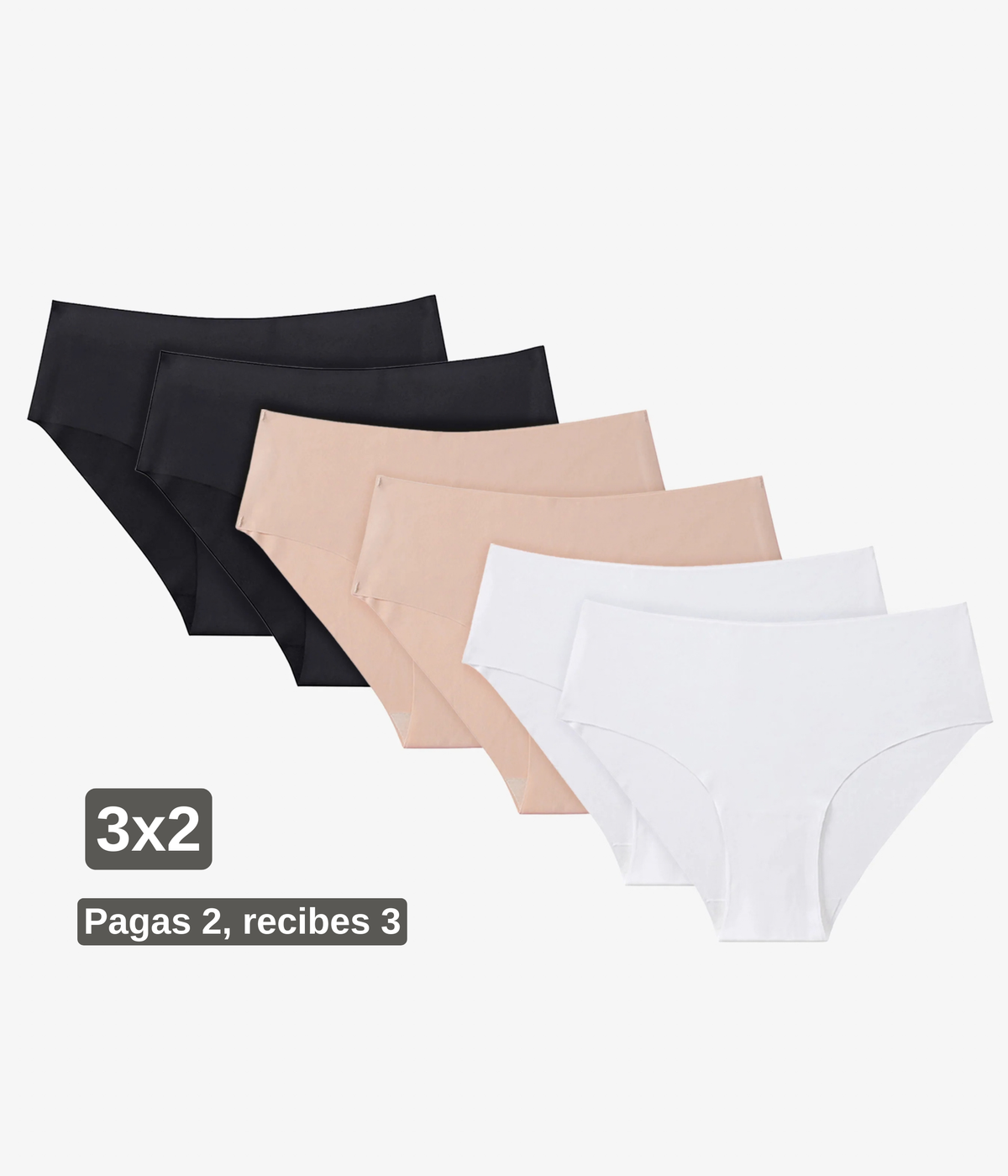 PANTY BÁSICO · PACK DE 6